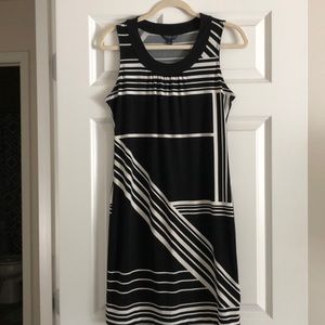 Black and white dress